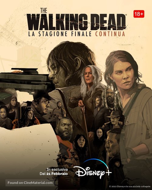 &quot;The Walking Dead&quot; - Italian Movie Poster
