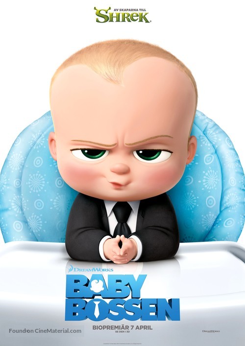 The Boss Baby - Swedish Movie Poster