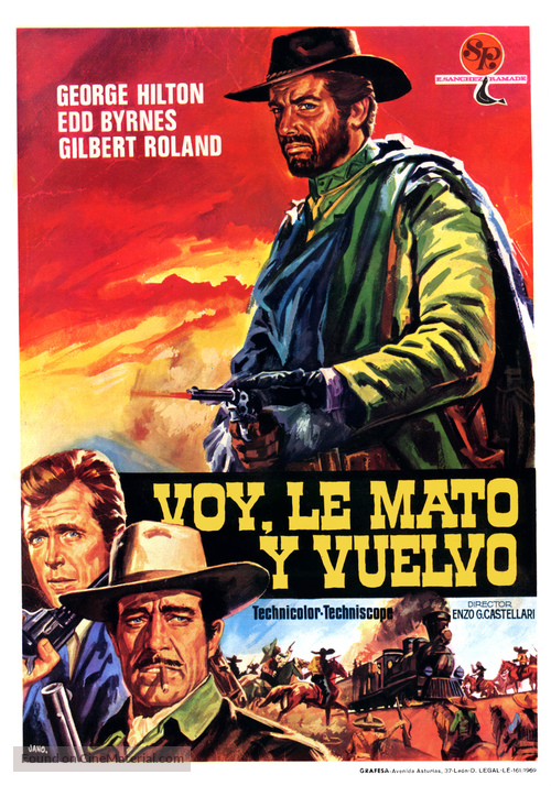 Vado... l&#039;ammazzo e torno - Spanish Movie Poster