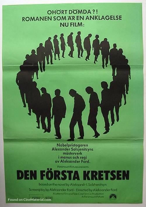 Den foerste kreds - Swedish Movie Poster