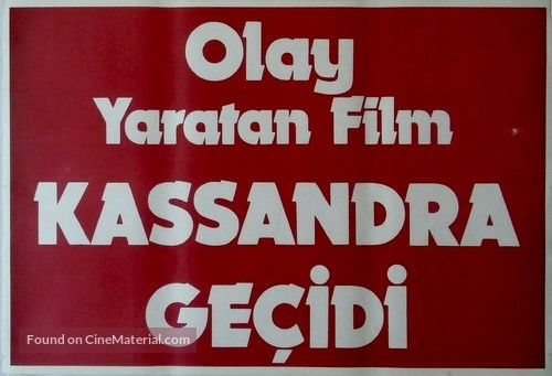 The Cassandra Crossing - Turkish Movie Poster