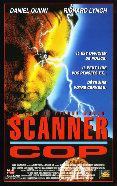 Scanner Cop - French VHS movie cover