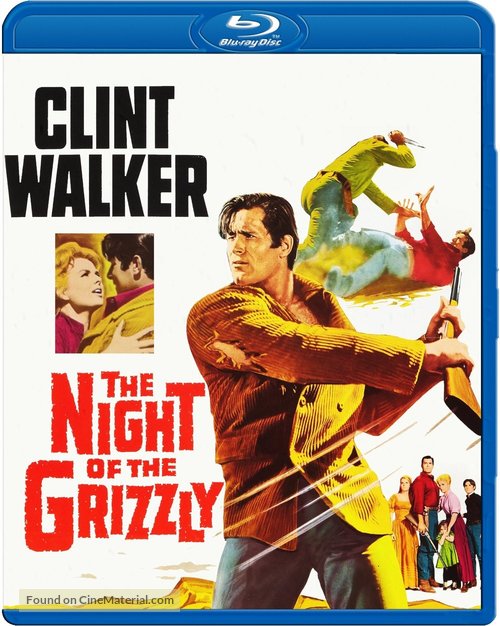 The Night of the Grizzly - Blu-Ray movie cover