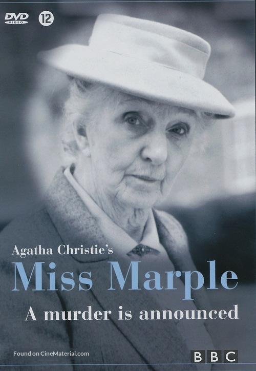 Agatha Christie&#039;s Miss Marple: A Murder Is Announced - Dutch DVD movie cover