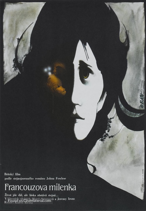 The French Lieutenant&#039;s Woman - Czech Movie Poster