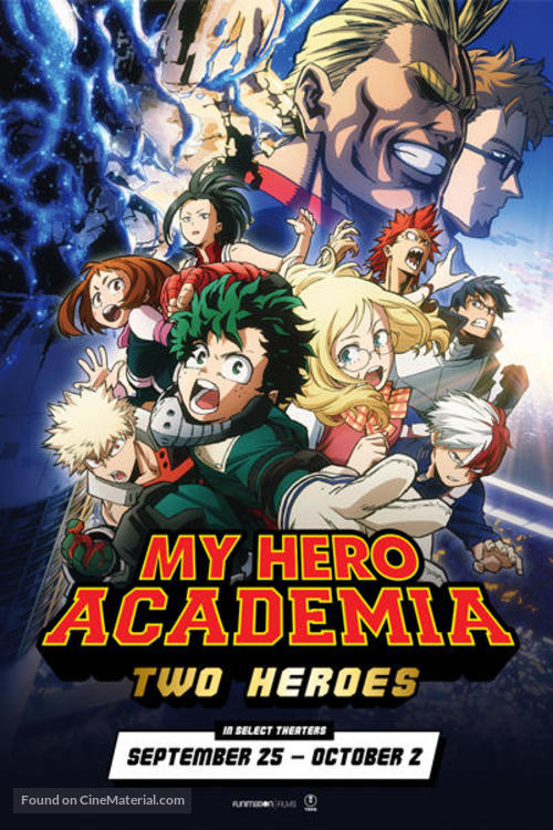 Boku no Hero Academia the Movie - Canadian Movie Poster