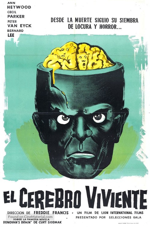 The Brain - Argentinian Movie Poster
