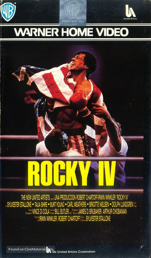 Rocky IV - Spanish Movie Cover