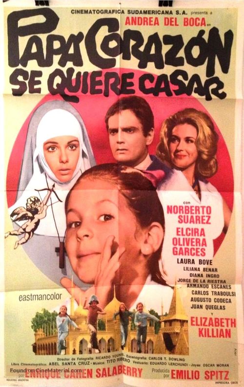 Pap&aacute; Coraz&oacute;n se quiere casar - Argentinian Movie Poster
