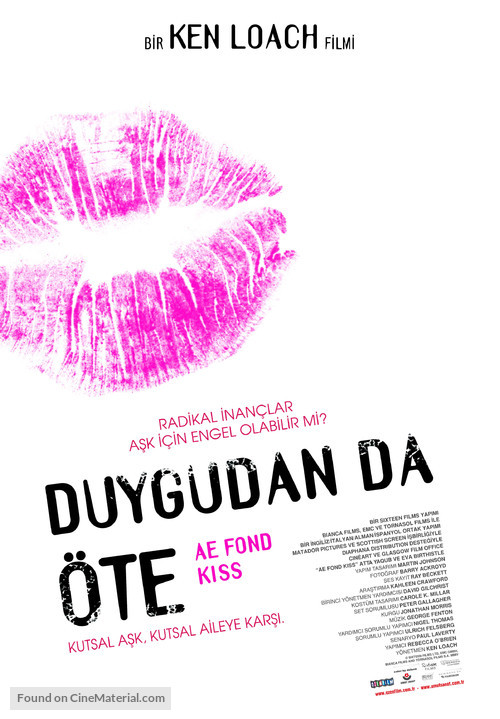 Ae Fond Kiss... - Turkish Movie Poster