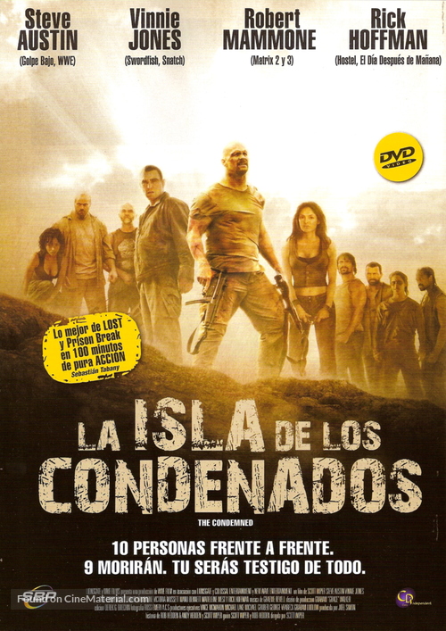 The Condemned - Argentinian DVD movie cover