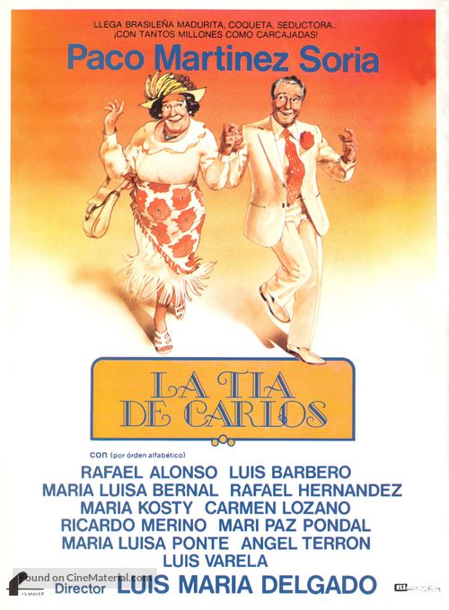 T&iacute;a de Carlos, La - Spanish Movie Poster