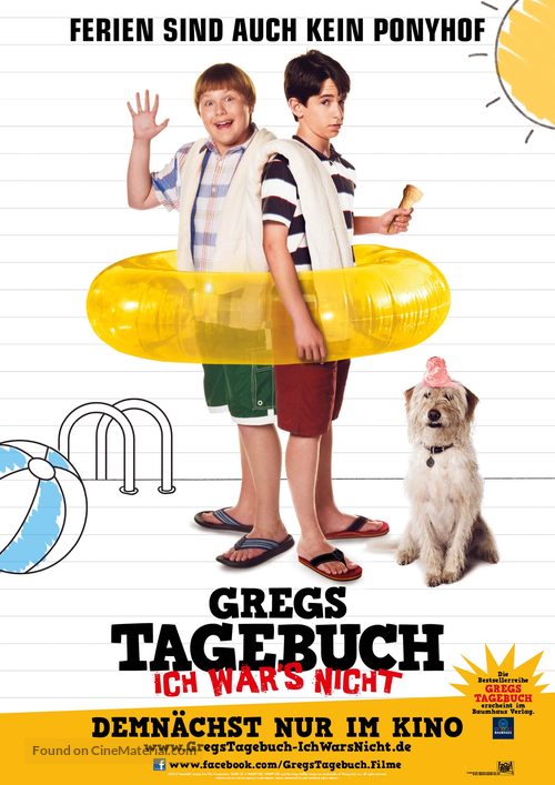 Diary of a Wimpy Kid: Dog Days - German Movie Poster