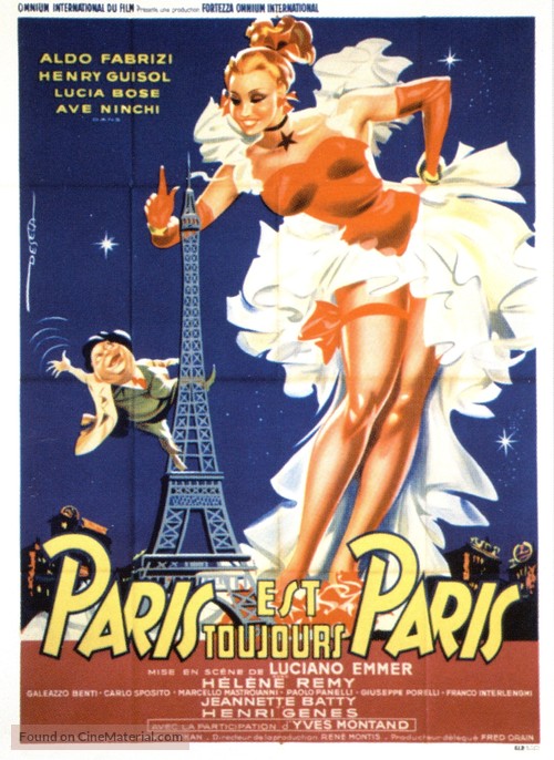 Parigi &egrave; sempre Parigi - French Movie Poster