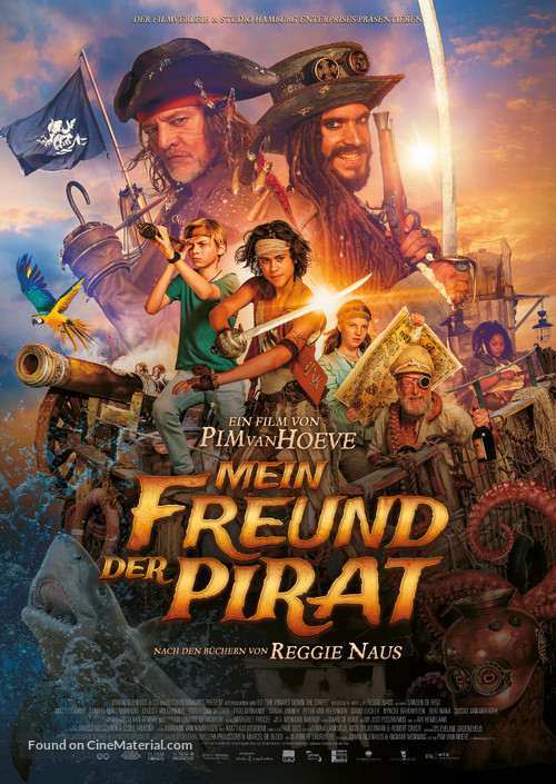 De Piraten van Hiernaast - German Movie Poster