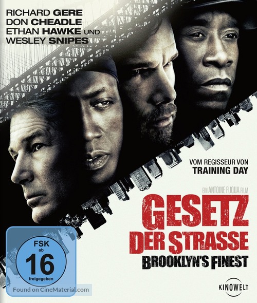 Brooklyn&#039;s Finest - German Blu-Ray movie cover