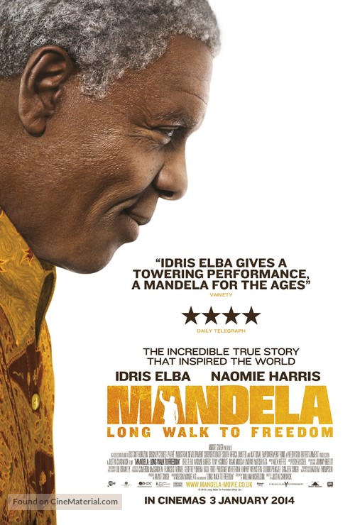 Mandela: Long Walk to Freedom - British Movie Poster