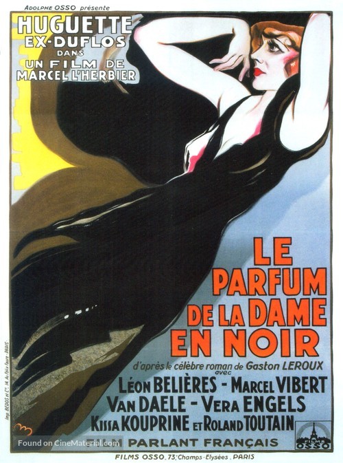 Le parfum de la dame en noir - French Movie Poster