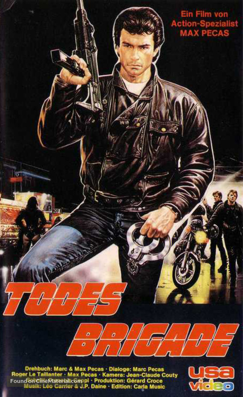 Brigade des moeurs - German VHS movie cover