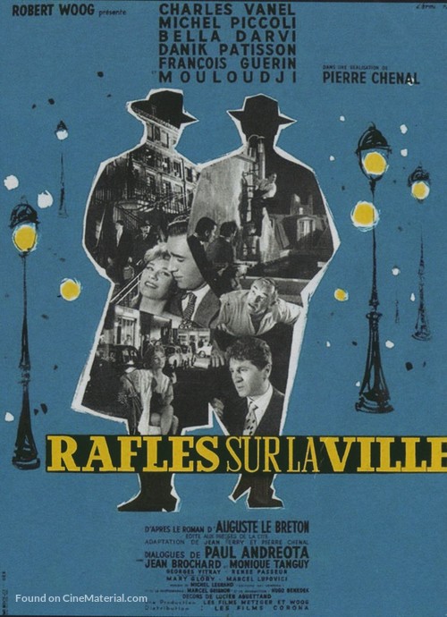 Rafles sur la ville - French Movie Poster