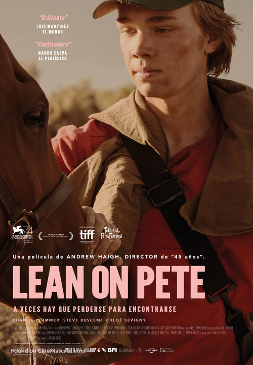 Lean on Pete - Spanish Movie Poster