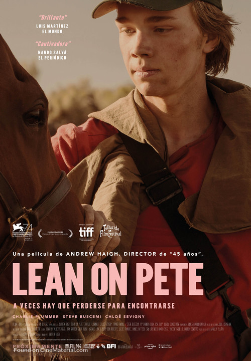 Lean on Pete - Spanish Movie Poster