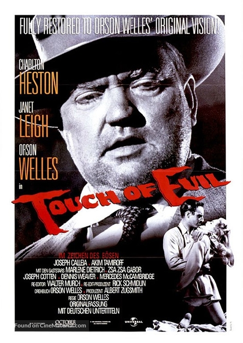Touch of Evil - German Movie Poster