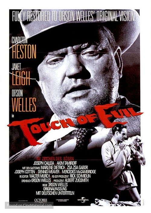 Touch of Evil - German Movie Poster
