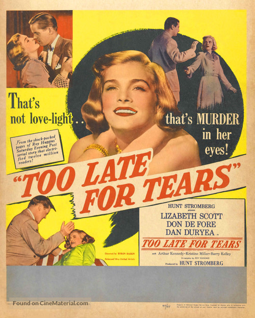 Too Late for Tears - Movie Poster