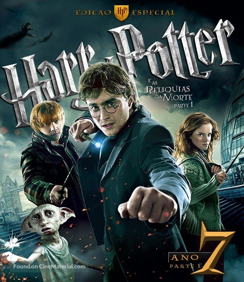 Harry Potter and the Deathly Hallows - Part 1 - Brazilian Movie Cover