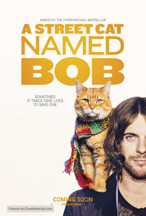 A Street Cat Named Bob - British Teaser movie poster