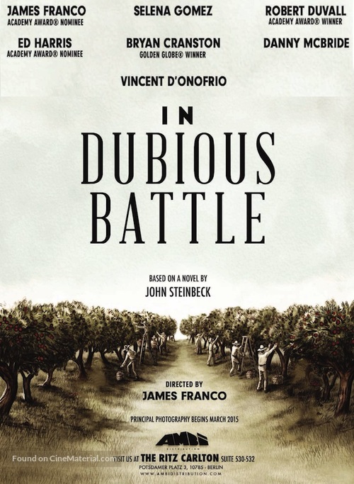 In Dubious Battle - Movie Poster