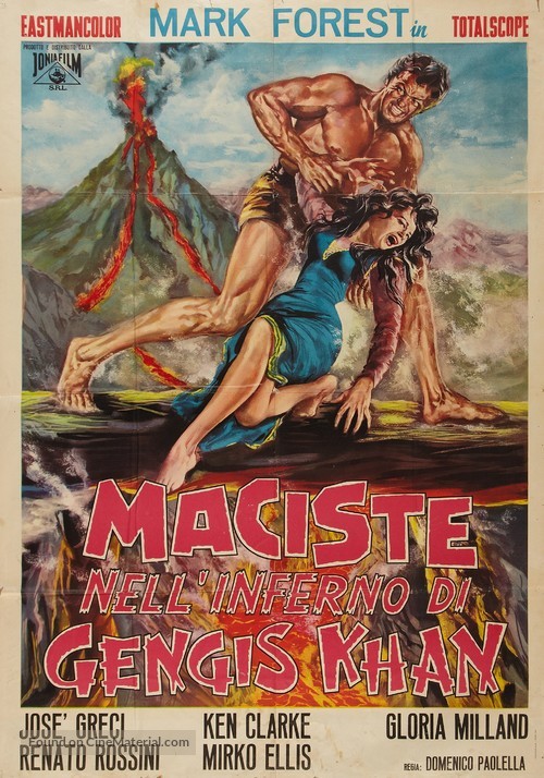 Maciste nell&#039;inferno di Gengis Khan - Italian Movie Poster