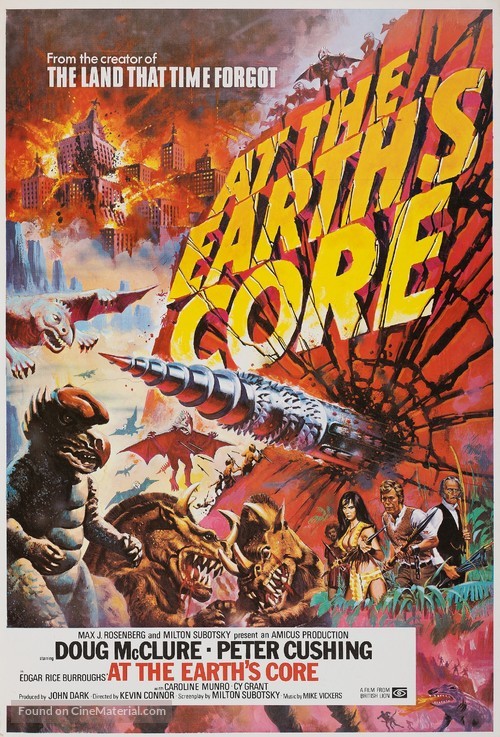 At the Earth&#039;s Core - British Movie Poster