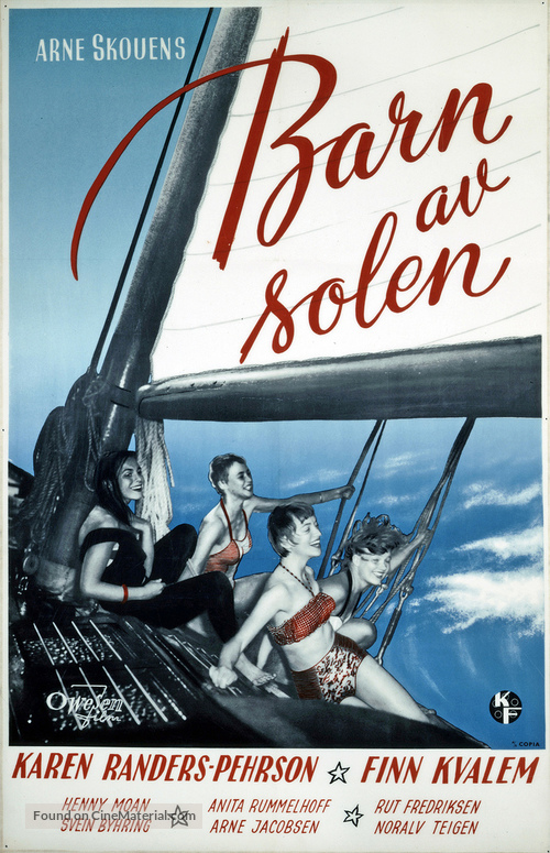 Barn av solen - Norwegian Movie Poster