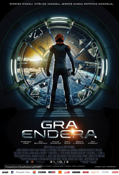Ender&#039;s Game - Polish Movie Poster