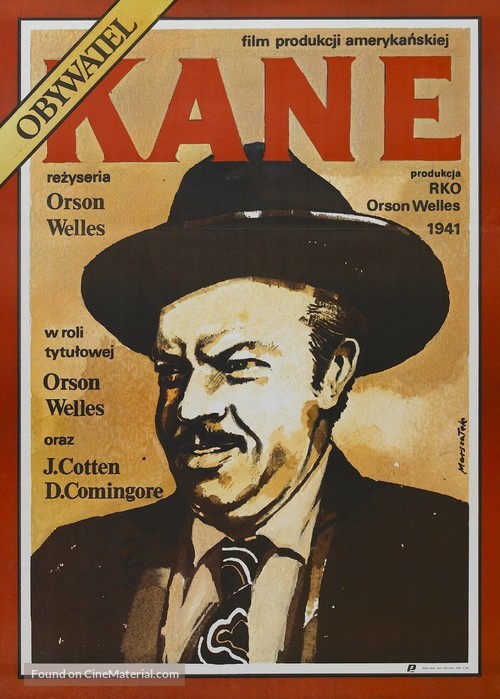 Citizen Kane - Polish Movie Poster