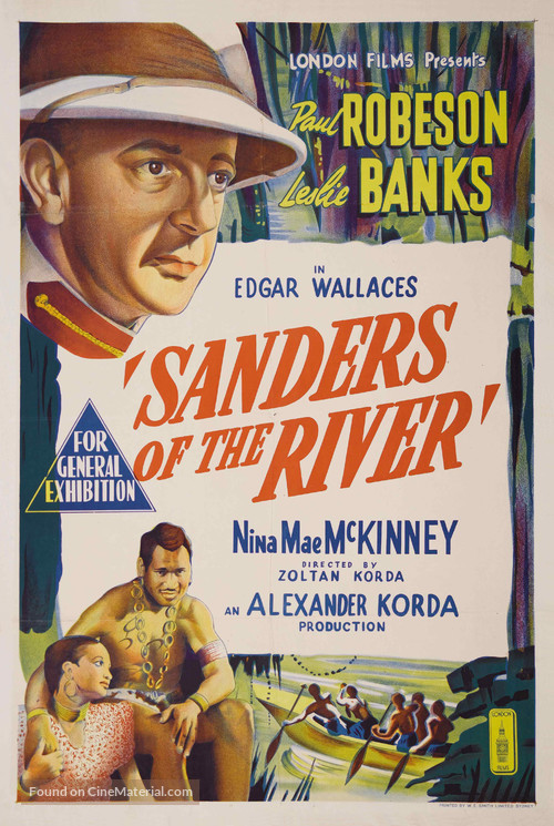 Sanders of the River - Australian Movie Poster