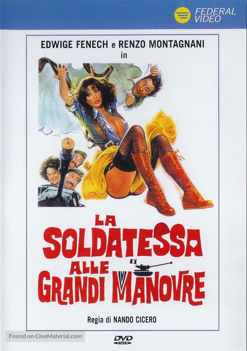 La soldatessa alle grandi manovre - Italian DVD movie cover