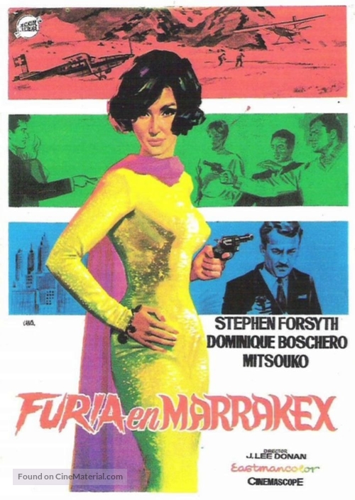 Furia a Marrakech - Spanish Movie Poster