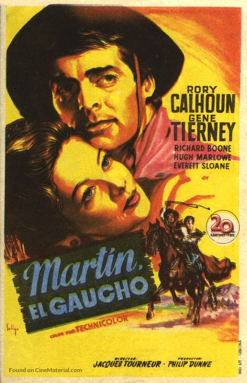 Way of a Gaucho - Spanish Movie Poster