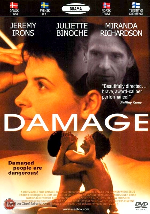 Damage - Movie Cover