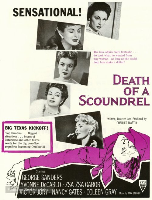 Death of a Scoundrel - Movie Poster