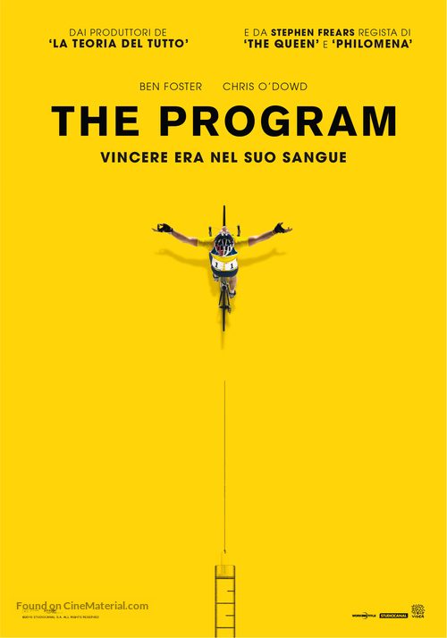 The Program - Italian Movie Poster