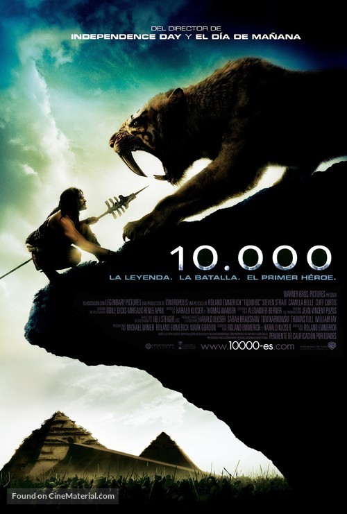 10,000 BC - Spanish Movie Poster