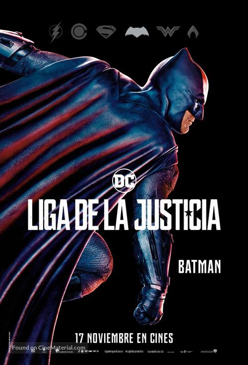 Justice League - Spanish Movie Poster