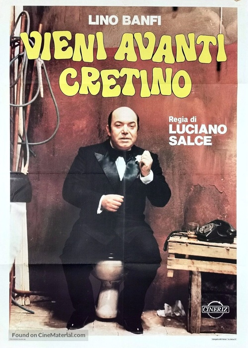 Vieni avanti cretino - Italian Movie Poster