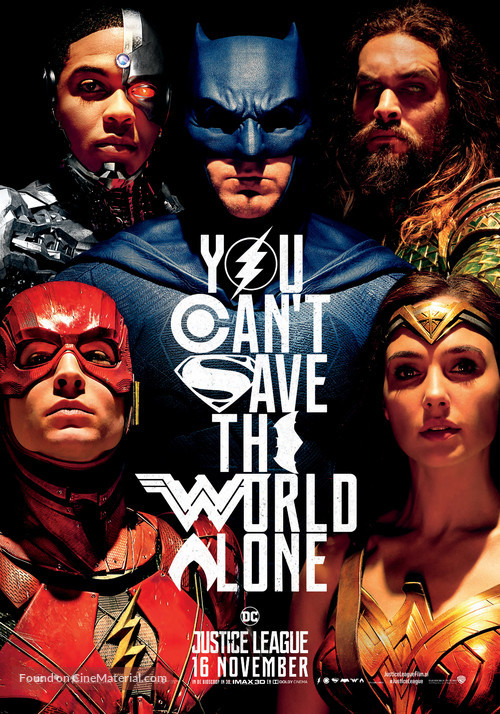 Justice League - Dutch Movie Poster