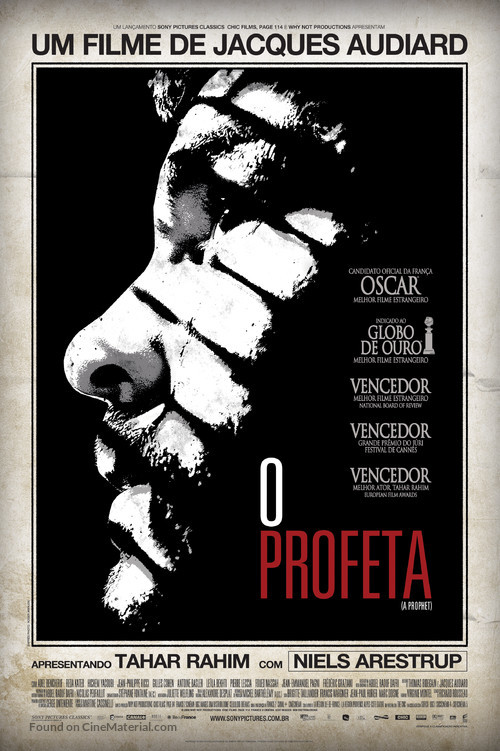 Un proph&egrave;te - Brazilian Movie Poster