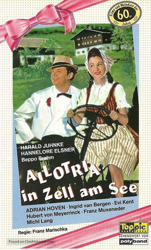 Allotria in Zell am See - German VHS movie cover